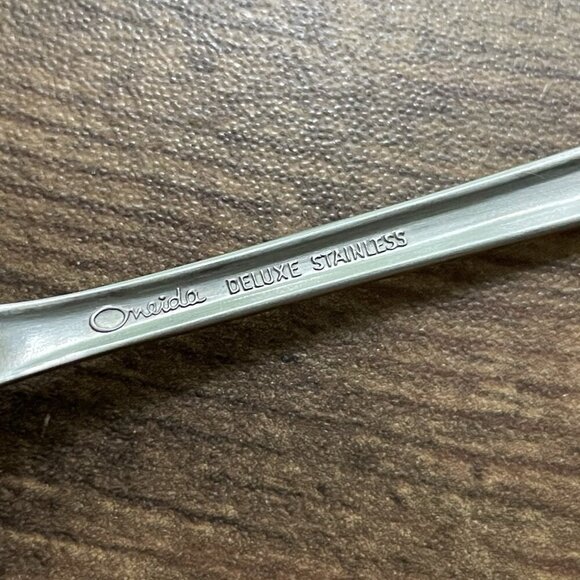 6 Oneida Deluxe Stainless Steel Independence Teaspoons 6" Replacement Flatware - Picture 5 of 5